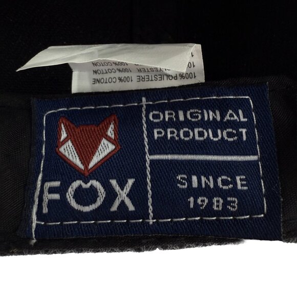 FOX "VIENNA" Rubber Patch Mesh Snapback Cap – Modern City Logo Hat - Picture 8 of 11